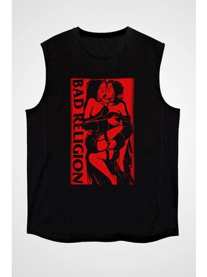 Tarzsokak Bad Religion Siyah Kolsuz Tişört T-Shirt