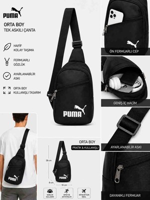 Trendol Fashion Life Küçük Boy Tek Askılı Çanta – Unisex Omuz ve Göğüs Çantası – Günlük Spor Seyahat Çantası