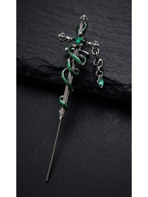 Dükkan Design Gotik Yılanlı Elf Küpe