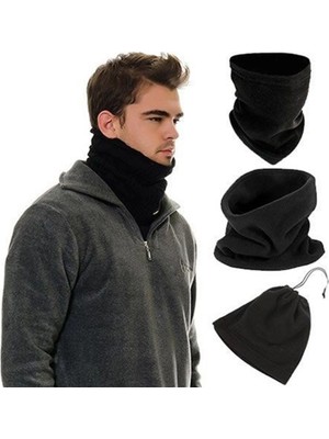 Çok Fonksiyonlu Unisex Terletmez Kumaş Ipli Polar Bere Boyunluk BX40