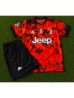 Candy Cup Ronaldo Juventus Turuncu Yeni 2026/2027 Yeni Sezon 7 Numara Yeni Çocuk Forması 2'li Set (Yeni)