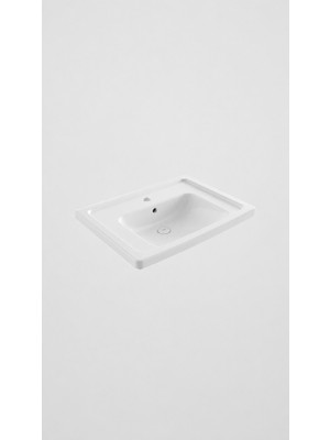 Bocchı TAORMINA PRO ETAJERLİ LAVABO 66 CM PARLAK BEYAZ (1007-001-0126)