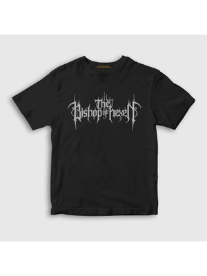 Presmono Unisex Çocuk Siyah The Bishop Of Hexen T-Shirt