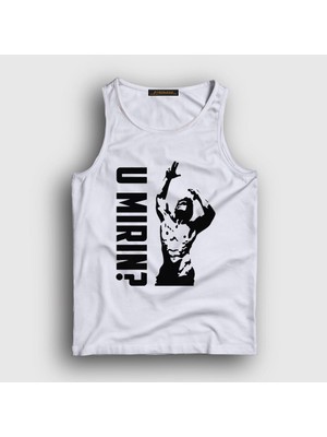 Presmono Unisex Beyaz U Mirin Gym Fitness Zyzz Atlet