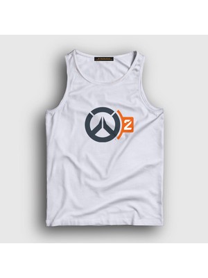 Presmono Unisex Beyaz Logo V2 Oyun Overwatch Atlet
