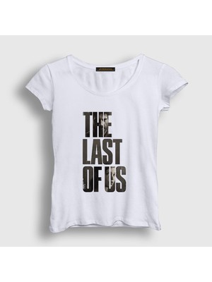 Presmono Kadın Beyaz Joel And Ellie Oyun The Last Of Us T-Shirt