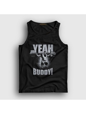 Presmono Unisex Siyah Yeah Buddy Gym Spor Ronnie Coleman Atlet