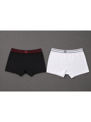 Tutku Çocuk Erkek Elastan Boxer 2 Li Set