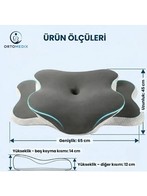 Horlama, ve Uyku Apnesi Için Ortopedik Visko Kelebek Yastık