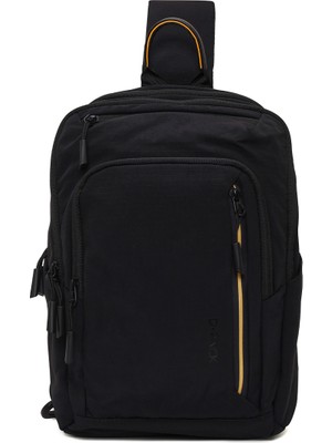 Derimod Unisex Siyah Kumaş Sırt Çantası 26SBD30106F