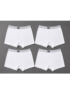 Tutku Çocuk Erkek Elastan Boxer 4 Lü Set