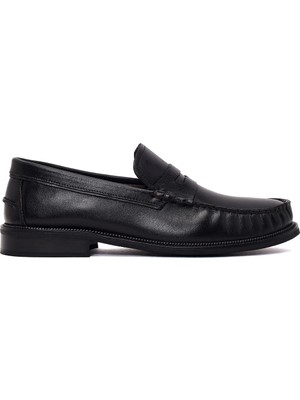 Derimod Erkek Siyah Deri Casual Loafer WM750038DV