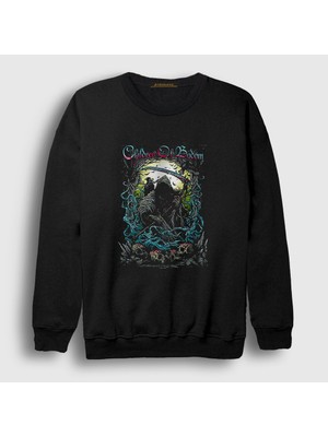 Presmono Unisex Siyah Angel Children Of Bodom Sweatshirt