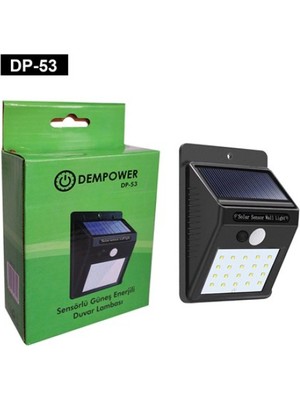 sbodurhome Sensörlü Güneş Enerjili LED Lamba