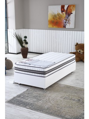 Asroyallüks Nano Full Ortopedik Yaylı Yatak Ölçü Seçenekli, Çift Taraflı Kullanım (20 Cm)