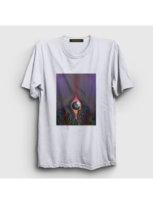 Presmono Unisex Beyaz Currents Tame Impala T-Shirt