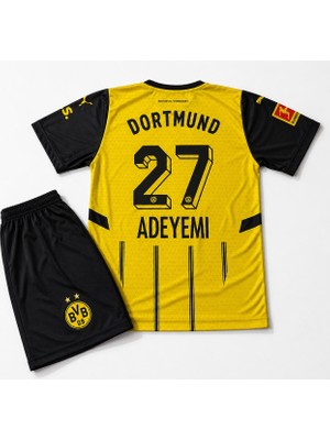 Mmt Spor Borussia Dortmund 2024/25 Yeni Sezon Karim Adeyemi Çocuk Forması 2li Set 27 Numara