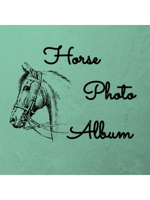 Ozka Concept Independently Published Horse Photo Album: Cute Album With Writing Space Memo To Keep All Your Memo