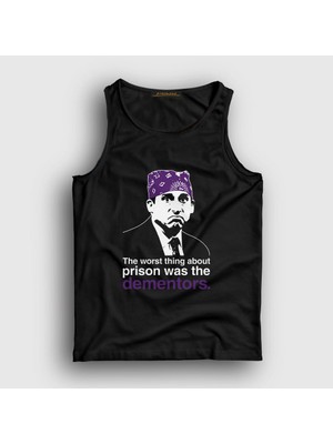 Presmono Unisex Siyah Prison Mike Michael Scott The Office Atlet