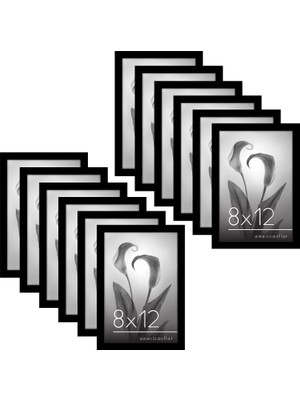 Ozka Concept Americanflat 8X12 Picture Frame With Polished Plexiglass - Set Of 12 - Signature - Pictu