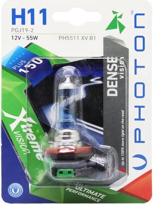 Ozka Concept Photon Ampul H11 12V 55W Xtreme +%150 Fazla Işık (Tekli Blister) - Pht PH5511 Xv B1