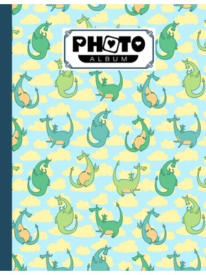Ozka Concept Photo Album: Dragons Album, Large Photo Albums With Writing Space Memo, Extra Large Capacity Pictur