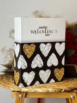 Ozka Concept Rabsev Fotoğraf Albümü 10X15CM 200 Lük Renkli Valentine's Desenli Anı Albümü