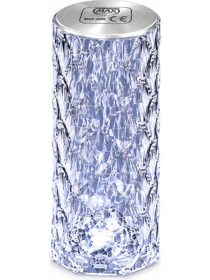 Ozka Concept LED Şarjlı Masa Lambası, Kristal Masa Lambası, Dıamond Masa Lambası, Kablosuz, 3 Farklı Renk Değişi