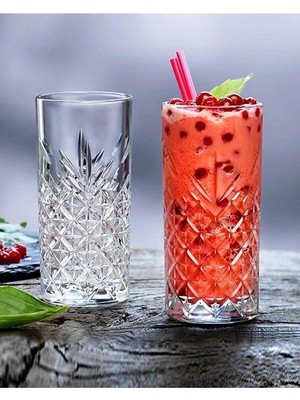 Ozka Concept Pasabahce 52800 4'lü Timeless Meşrubat Bardağı 450 cc Su Bardağı Limonata Bardağı Shot Orjin. Kutul