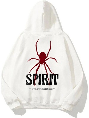 Tarzsokak Unisex Spirit Sweatshirt Hoodie Beyaz