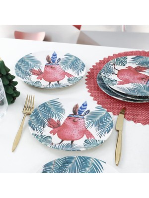 Ozka Concept Keramika Owl Pasta Tabağı 21 cm 6 Adet - 17718