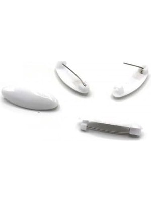 Ozka Concept Benim Marifetlerim - Beyaz Plastik Çengelli Eşarp Iğnesi 4 Adet