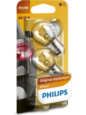 Ozka Concept P21/5W Stop Fren Ampulü, 12V BAY15D, 2'li Paket