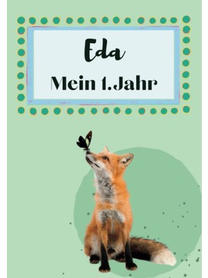 Ozka Concept Eda- Mein Erstes Jahr: Supersüßes Babyalbum Personalisiert Für Eda. Mit Total Schnuckeligen Tieren-