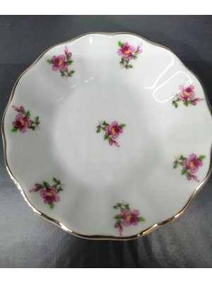 Ozka Concept Porland Porselen 12'li Pembe Çiçek Çay Tabak 11 CM(12ADET) 8697635522938