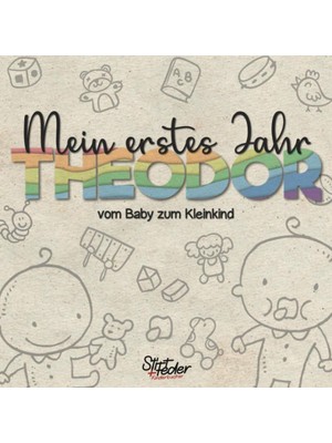 Ozka Concept Mein Erstes Jahr - Theodor - Vom Baby Zum Kleinkind: Dein Individuelles Babyalbum Mit Wunschnamen F