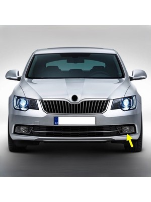 Ozka Concept Ön Sol Sis Farı Çerçevesi 3T0807681 Skoda Superb 2 2014-2015
