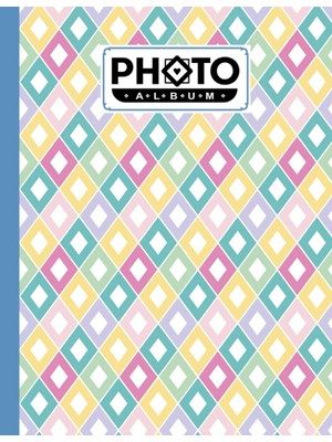 Ozka Concept Photo Album: Rhombus Album, Large Photo Albums With Writing Space Memo, Extra Large Capacity Pictur