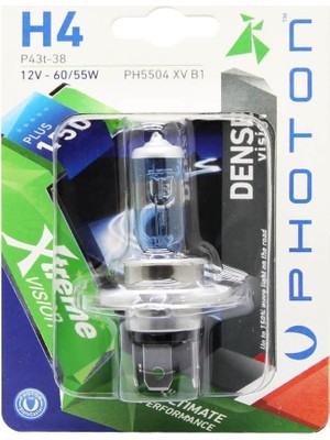 Ozka Concept Photon Ampul H4 12V 60/55W Xtreme +%150 Fazla Işık (Tekli Blister) Pht PH5504 Xv B1