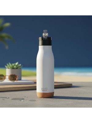 Ozka Concept Deconox 540 ml Paslanmaz Çelik Termos Matara - 4 Renk Seçeneği (Krem, Yeşil, Siyah, Mavi) - Sıcak V