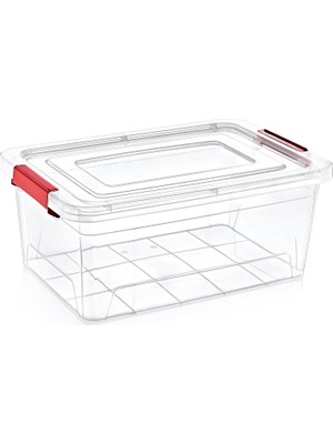 Ozka Concept Smartware Box Saklama Kabı 8,5 Lt Şeffaf