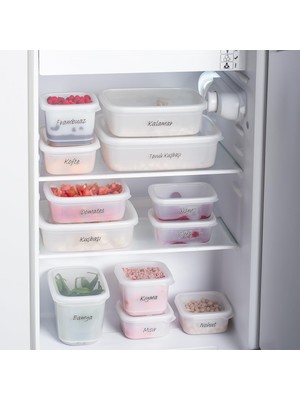 Ozka Concept Porsima 1126 12'lı Etiketli No Frost -25°c Derin Dondurucu Mikrodalga Yiyecek Erzak Saklama Kabı Se