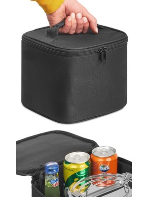 Ozka Concept Byens 8 Litre Termos Çanta Yemek Taşıma Çantası Termo Termal Sıcak Soğuk Tutan Piknik Buzluk Çan