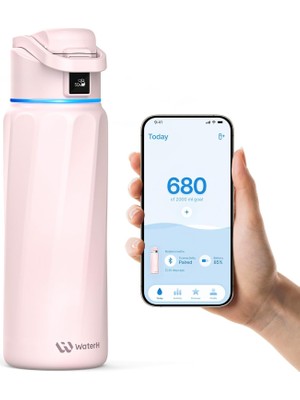 Ozka Concept Boost Akıllı Su Şişesi, Su Içmeyi Hatırlatan, Çift Duvarlı Vakum Yalıtımlı Su Şişesi Paslanmaz Çeli