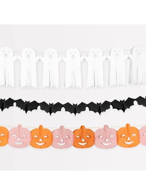 Ozka Concept Meri Meri - Tissue Paper Halloween Garlands - Cadılan Bayramı Asılan Süs