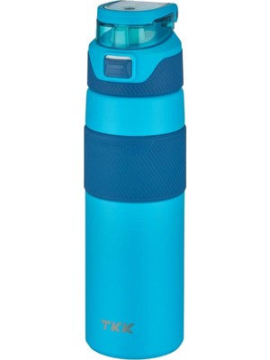 Ozka Concept Tkk 600ML Pipetsiz Çift Yalıtımlı Paslanmaz Çelik Termos Matara 6 Saat Sıcak/soğuk (Turkuaz)