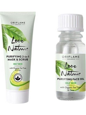 Ozka Concept Love Nature Arındırıcı Yüz Yağı & 2'si 1 Arada Maske Arındırıcı Set, 12345-9988