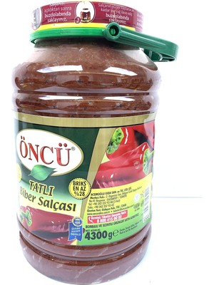 Ozka Concept Öncü Biber Salçası (Tatlı) 4300 G