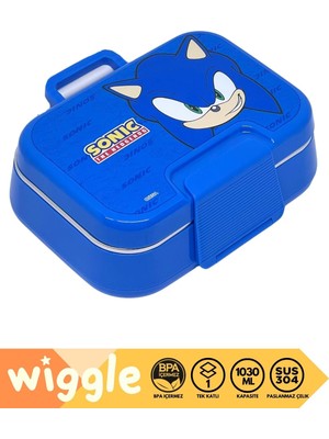 Ozka Concept Wiggle Bento 1030ML Lunchbox Sonic Tek Katlı 2 Bölmeli Paslanmaz Çelik Sefer Tası Yemek Ku