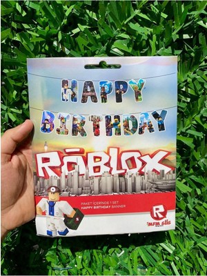 Ozka Concept Mfm Roblox Temalı Happy Birthday Banner Yazı